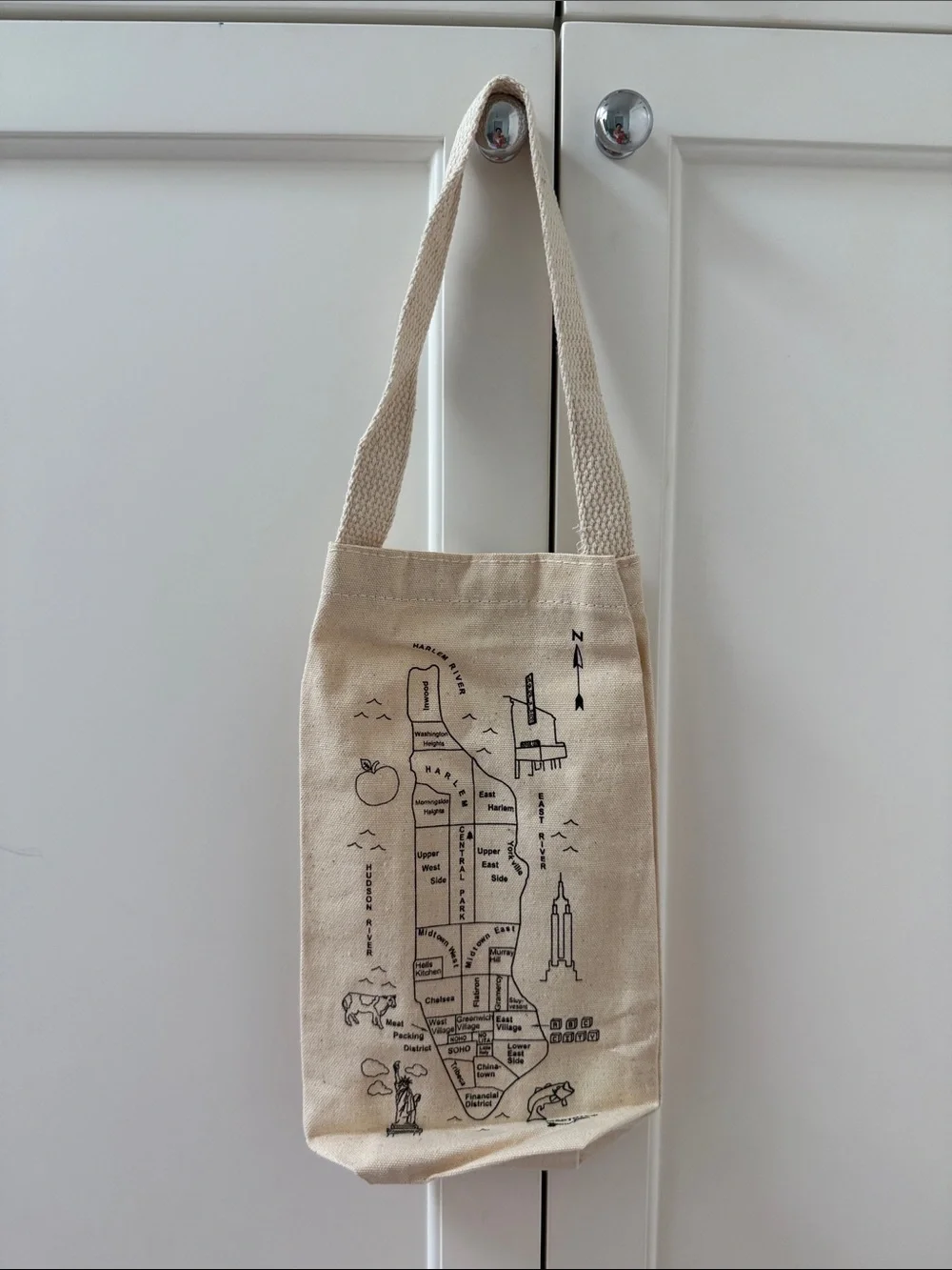 Map Totes durable natural